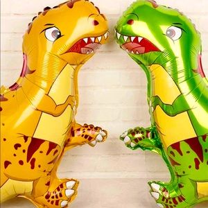 (2) Dinosaur Shaped Balloons, New